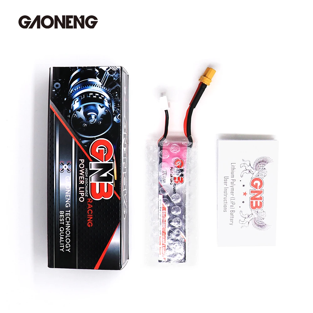 4 шт. аккумуляторная батарея Gaoneng GNB 520 мАч 3S 11 в 80C/160C HV разъем XT30 для Beta85X Micro FPV Racing