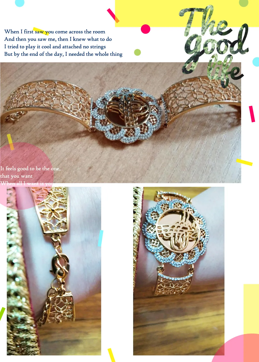 Мусульманский мусульманский свадебный подарок Ближний Восток ювелирные