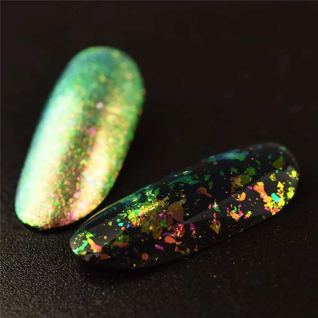 

Nail Gel Nail Art Color Changing Powder Magic Mirror Powder Nail Art Accessories 6pcs fashion
