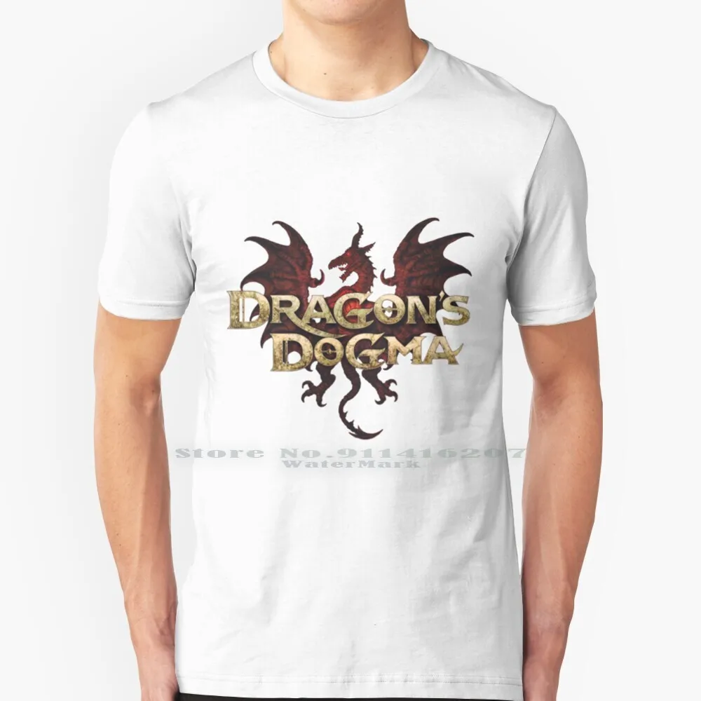 

Dragon's Dogma T Shirt 100% Pure Cotton Video Game Jeu Vidéo Dragon Dogma Dogma Dark Arisen Ps4 Mmo Rpg Japan Game