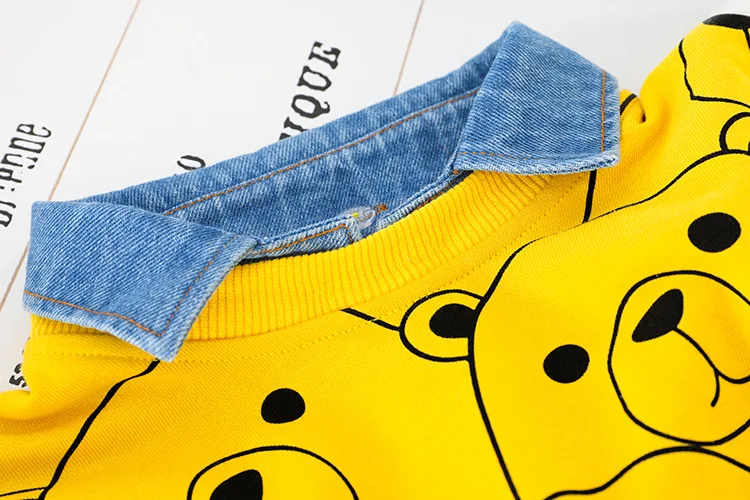 

Children spring Suit Long Sleeved Clothes 0-4 Years Baby Boys Western Style Sweatershirt Trousers Set Kids Newborn Outfits