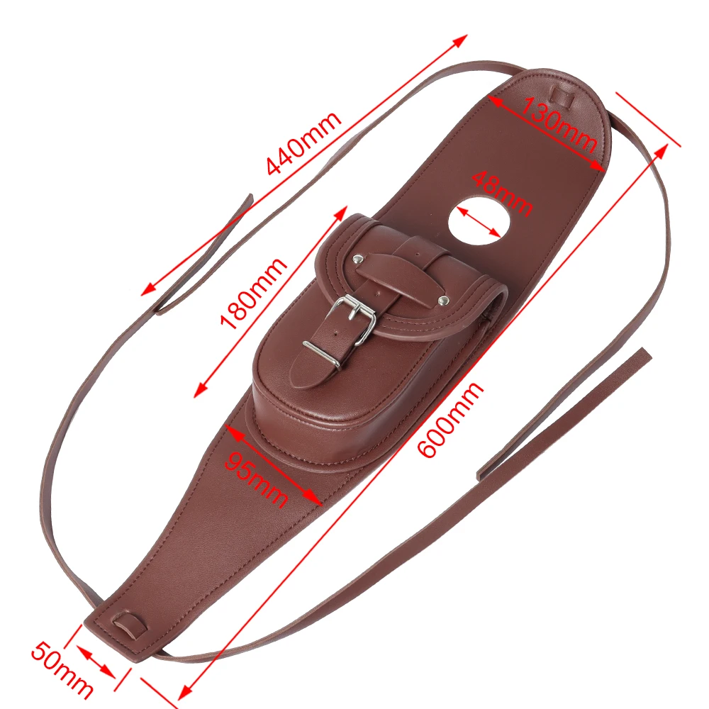 Кожаный чехол для передней панели мотоцикла с газовым баком подходит моделей Harley