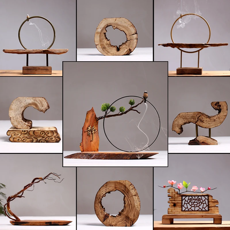 Китайские деревянные поделки креативная резьба по дереву дзен украшения блог