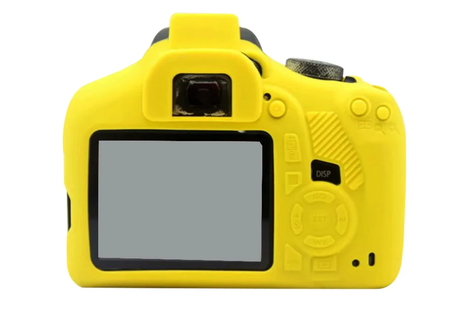 Сумки для камеры Canon EOS 1300D 1500D Мягкий силиконовый чехол цвет резиновый чехол для Canon EOS Rebel T6 Камера Сумка Открытие батареи