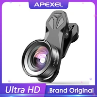 apexel hd camera phone lens kit 120 degree 4k wide angle 10x macro lens cpl star filter for iphonex samsung s9 all smartphones