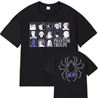 Аниме Hunter x Hunter Футболка мужская футболка фантомная труппа одежда Hisoka Chrollo топы футболки Camiseta