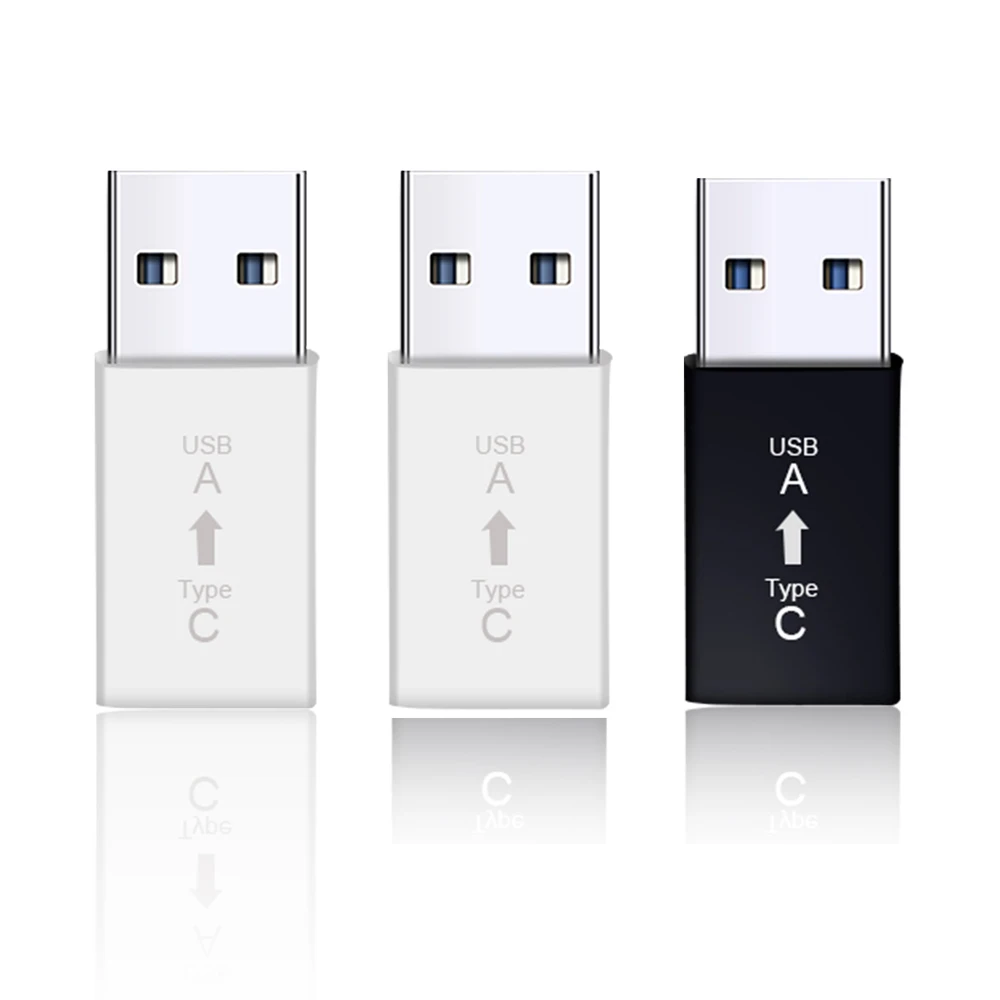 Ascromy Usb 3,0-type c usbc Otg адаптер конвертер type-c для samsung Galaxy S10 S9 Plus Xiaomi huawei One plus Usb c кабель - Цвет: 3PCS
