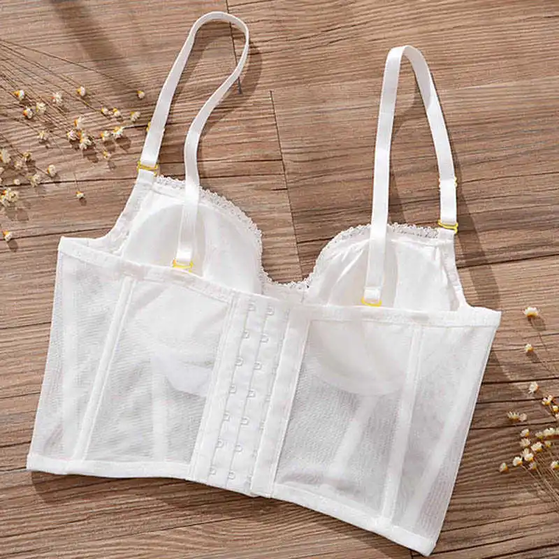 

New Women underwear Set Lace Sexy Push-up Bra And Panty Sets Embroidered Brassiere Adjustable Straps Gathered Lingerie