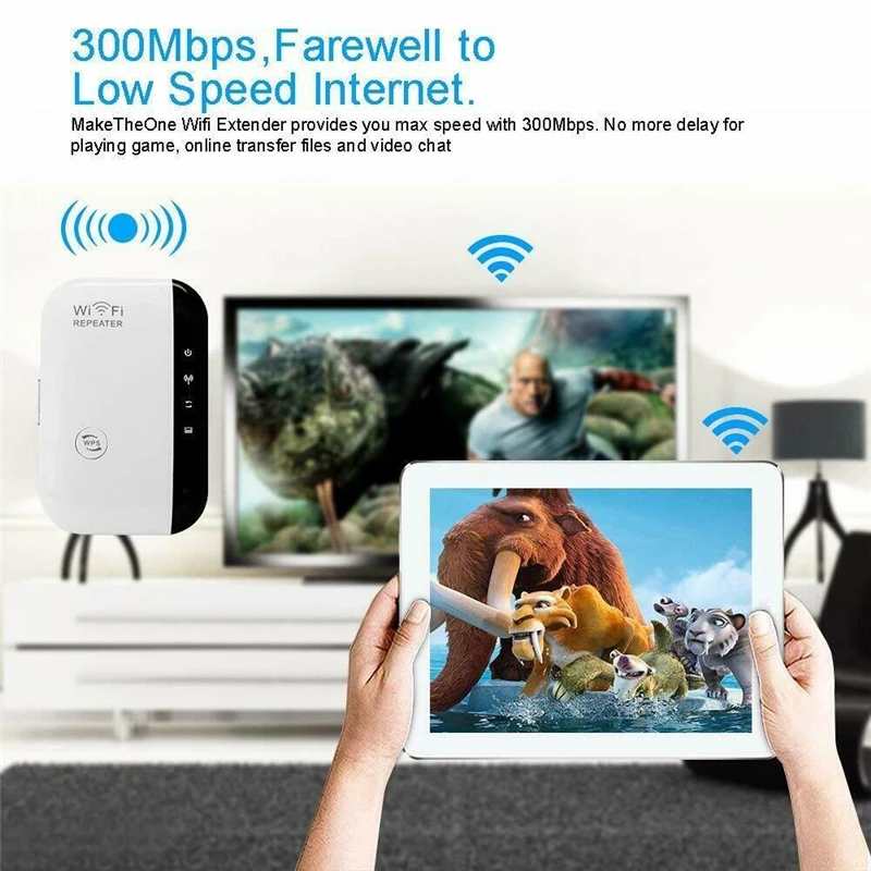 

WiFi Blast Wireless Repeater WiFi Range Extender 300Mbps Amplifier WiFi Boosters USA Stock 2-7 Delivery Time Fast Dropshipping