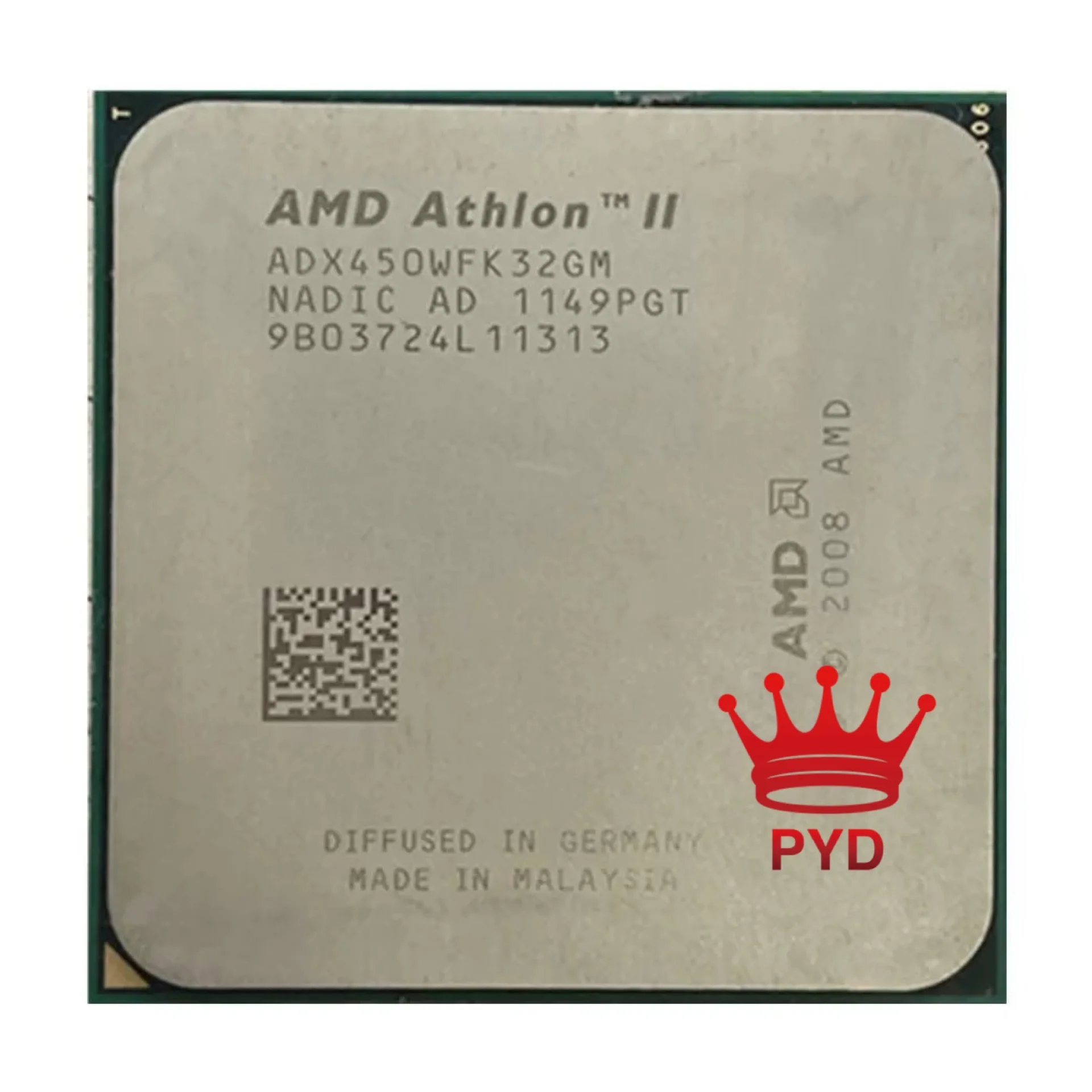 ЦП AMD Athlon II X3 450 3 2 ГГц трехъядерный процессор ADX450WFK32GM разъем AM3|Процессоры| |