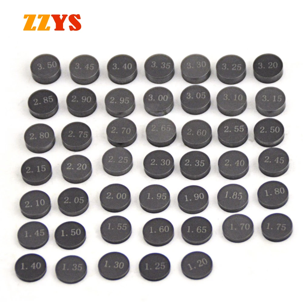 Регулируемая прокладка клапана двигателя мотоцикла 9 48 мм 47 шт. полный комплект