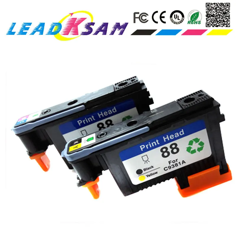 Leadksam совместимая с hp 88 C9381A C9382A Печатающая головка для hp88 K550 K5400 K8600 L7000 L7480 L7550 L7580 L7590