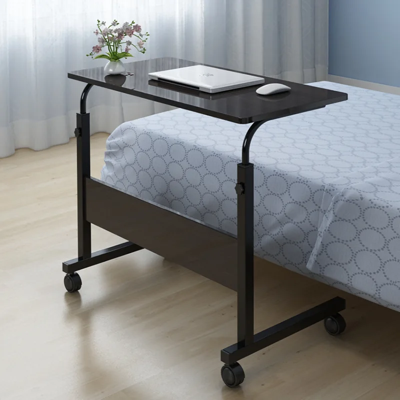 Adjustable Desk Laptop Bed Tables Movable Study Table Portable Lifting Up Standing Desk 80*40CM