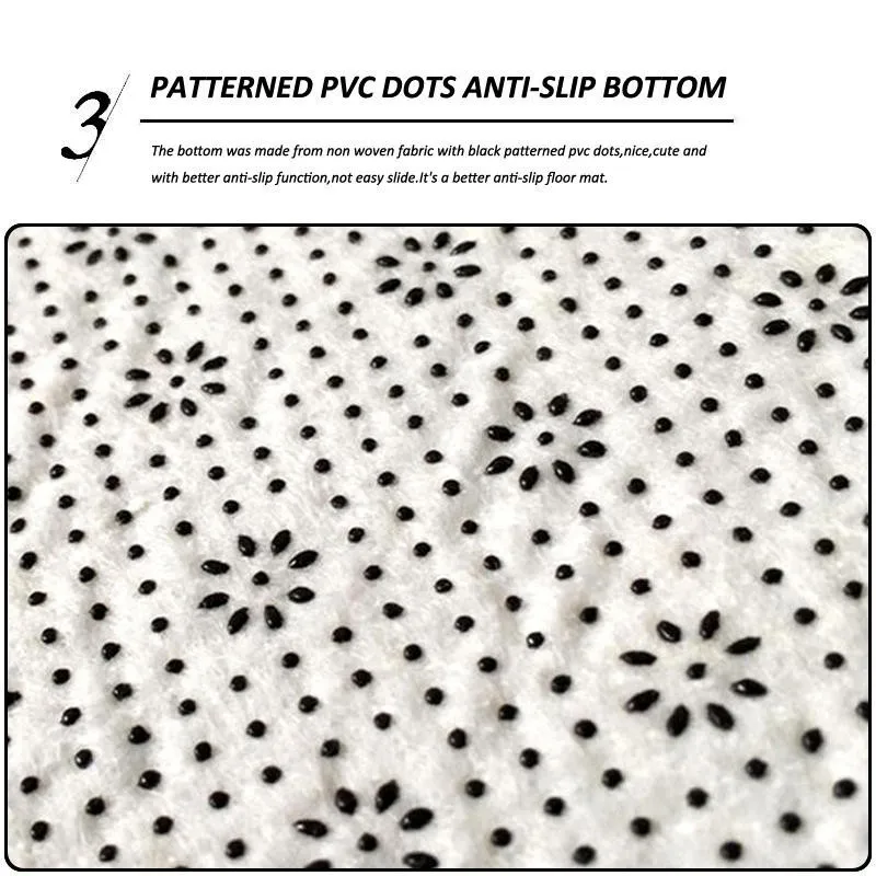 Приветствуемый коврик для прихожей простой черный и белый напольный с принтом