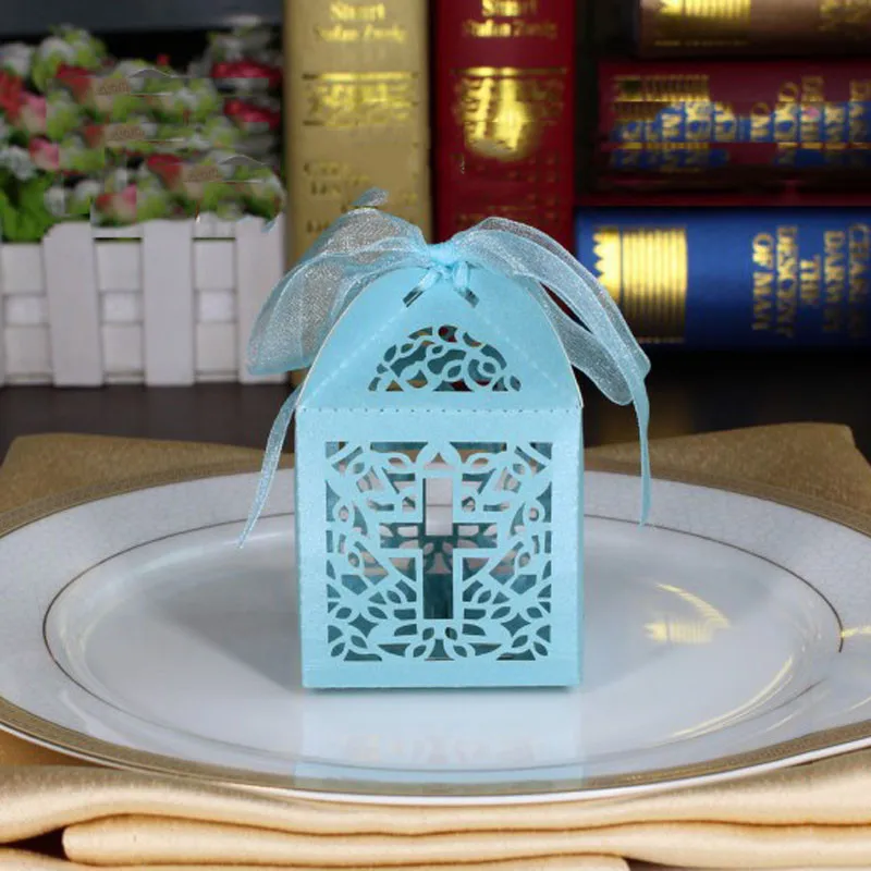 25 шт. роскошная элегантная подарочная коробка с лазерной обработкой свадебные