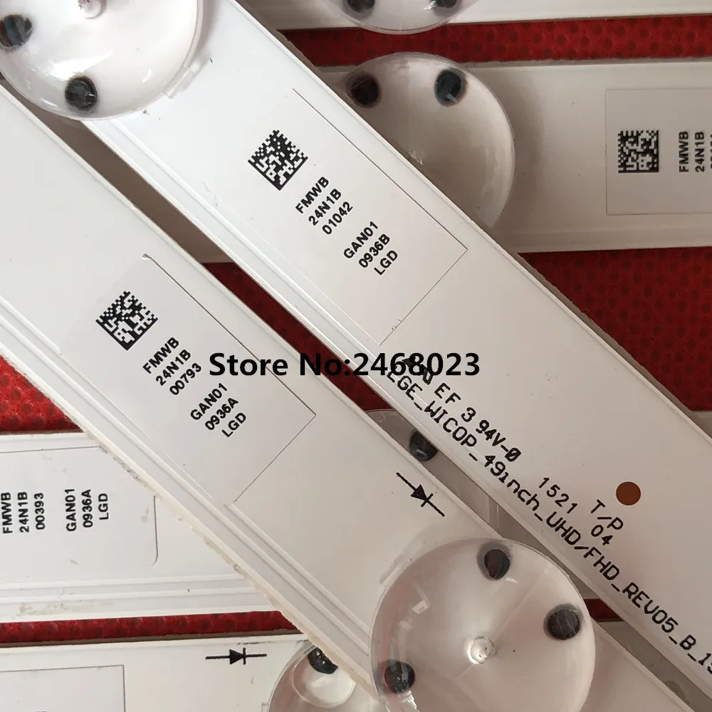 Светодиодная лента для подсветки LG 49UH610A 49UH6100 49LF5100 49UH6030 49UF640V 49UF6407 49UF640 49LF510V 8