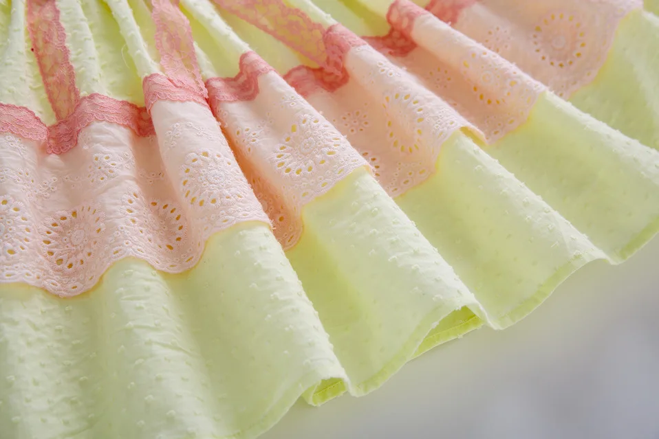 Милое желтое весенне-летнее платье для девочек Розовое принцессы с цветочным