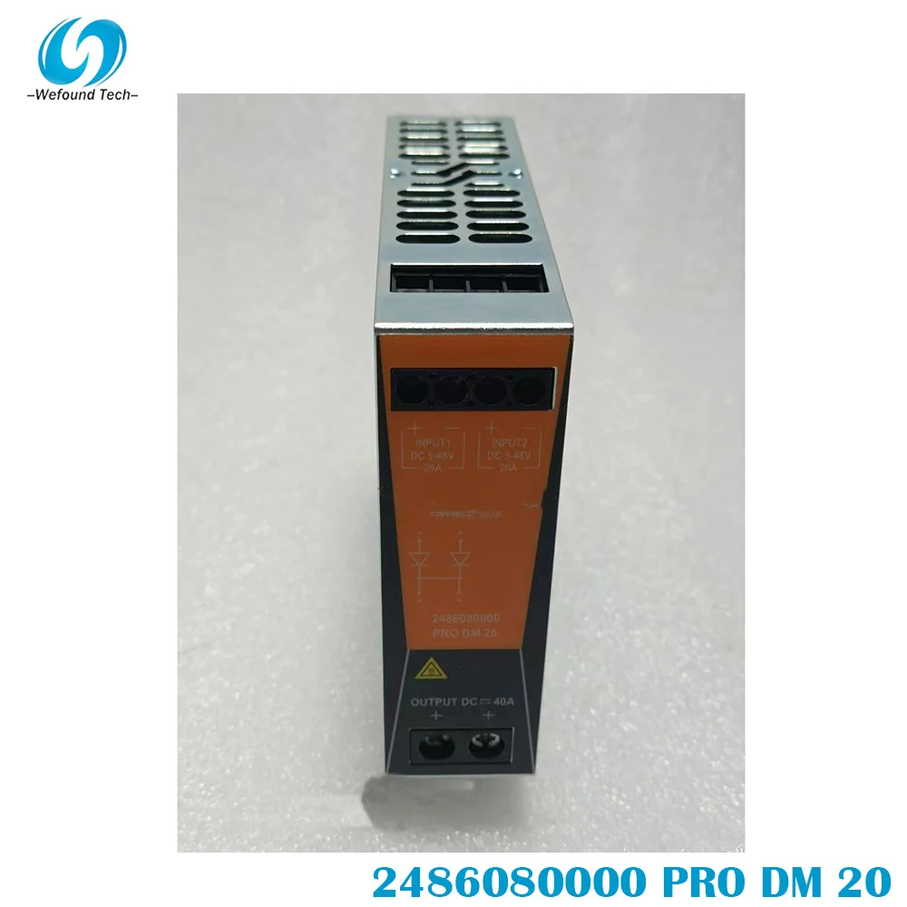 Original For Weidmüller 2486080000 PRO DM 20 Rail Switching Power Supply Single Phase, 100% Tested BeforeShipment.