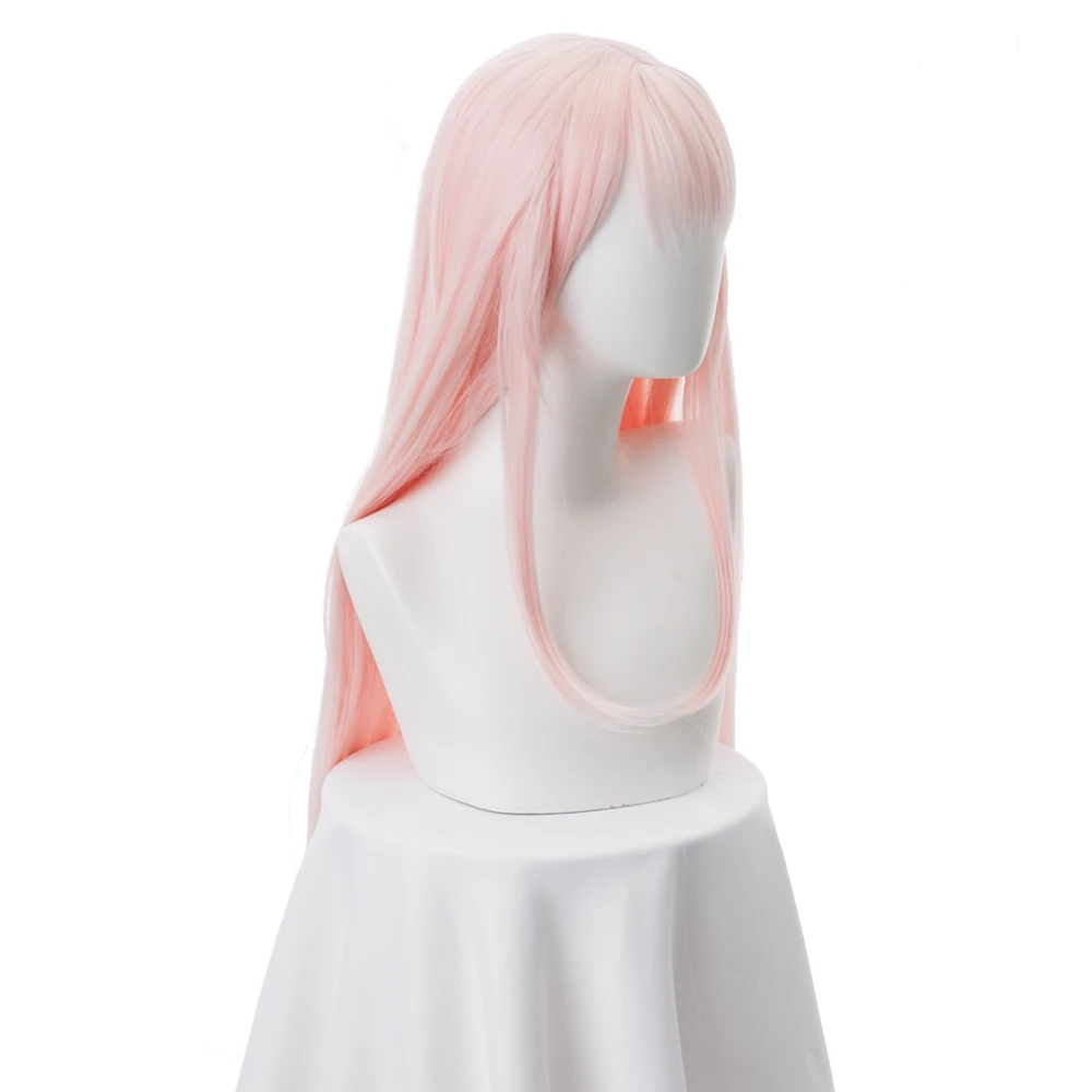 Парики для косплея DARLING in the FRANXX 02 без двух косточек Длинные розовые синтетические