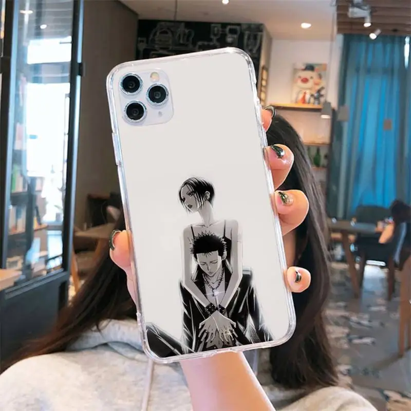 

Nana Anime Phone Case Transparent for iPhone 6 7 8 11 12 s mini pro X XS XR MAX Plus cover funda shell
