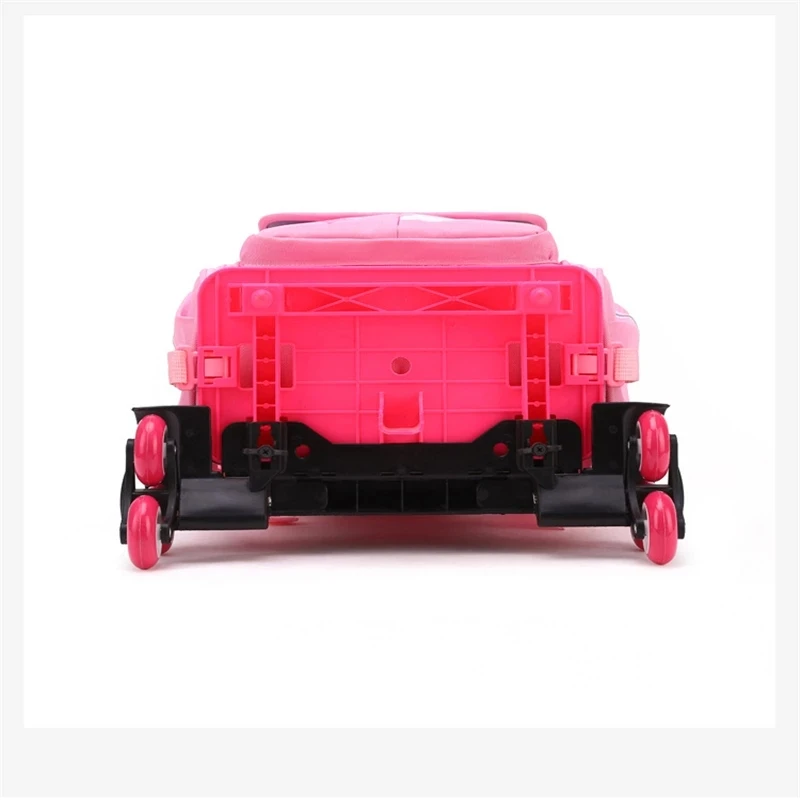 Kids Travel Trolley Backpack On wheels Boy's Girl's Trolley School bags Children's Travel luggage Rolling Bag School Backpacks