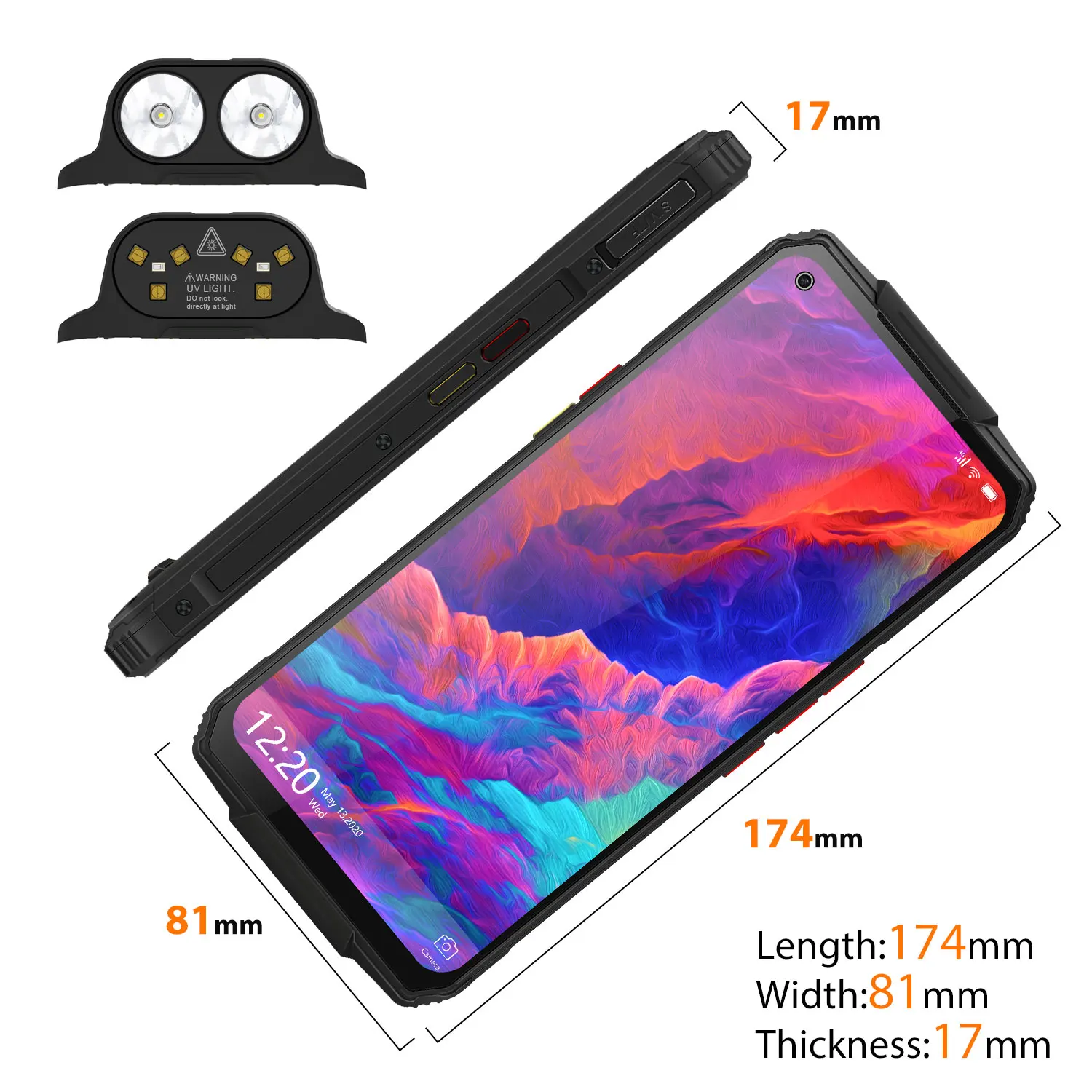 Смартфон OUKITEL WP7 8000 мА ч 6 53 дюйма + 128 ГБ 48 МП|Смартфоны| |