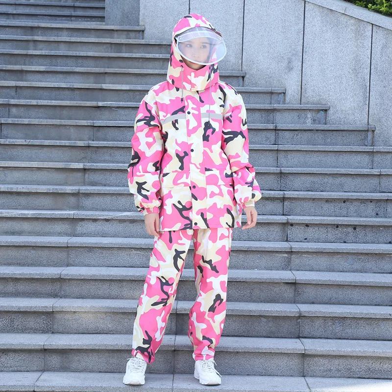 Мотоциклетный дождевик для взрослых ветровка маска водонепроницаемый брюки