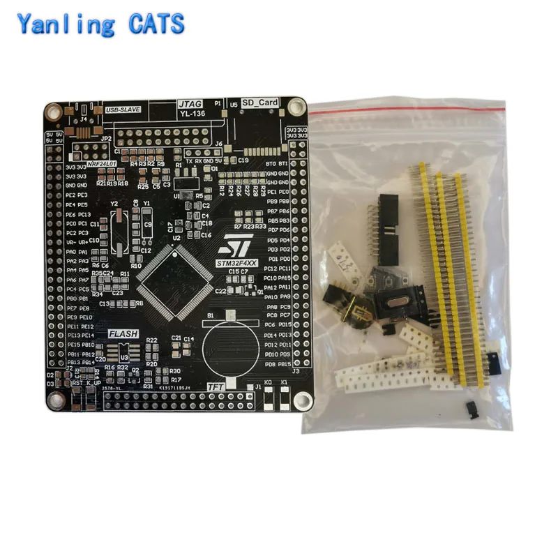 Пустой комплект макетной платы STM32F4 для самостоятельной сварки Arm Cortex M4 MCU STM32F407VET6