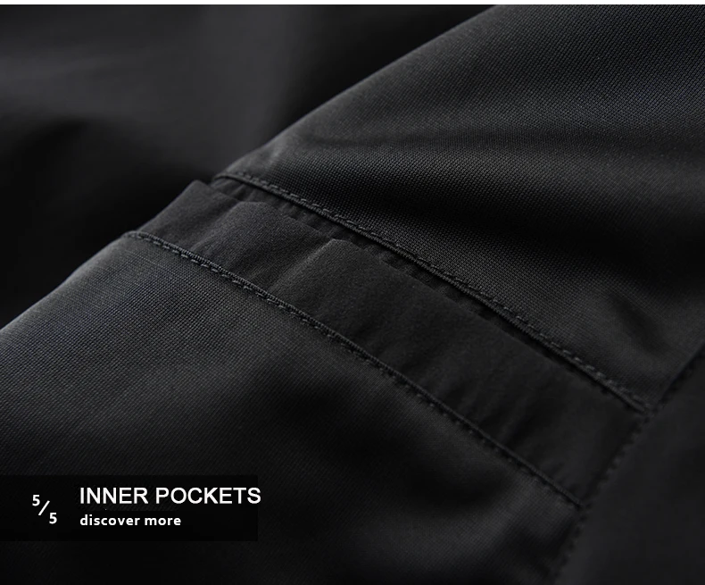 

Black Hooded New Jacket Hight Quality Casual Men's Fashion Thin Breathable Jacket Coat Spring Autumn Plus Size 3XL 4XL