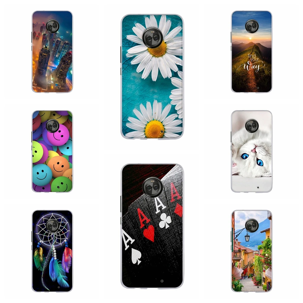 Силиконовый чехол для Motorola Moto X4 задняя крышка XT1900 Модный X 2017 4-го поколения Чехлы