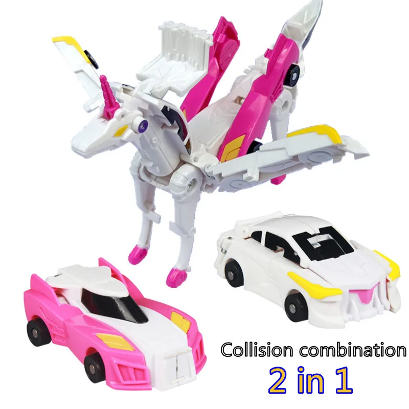 Figura de acci&oacute;n transformadora de Hello Carbot, unicornio Mirinae Prime Unity, veh&iacute;culo Robot, transformador de coche de unicornio-0