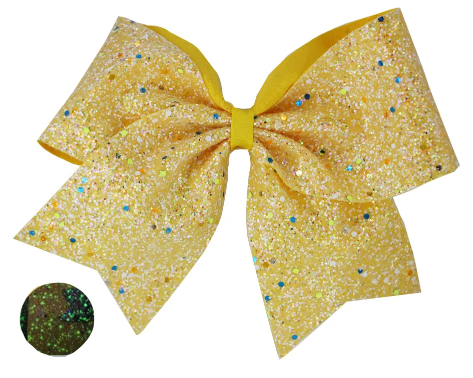 Новые рождественские Светящиеся 7 &quotдетский бант для волос световой из