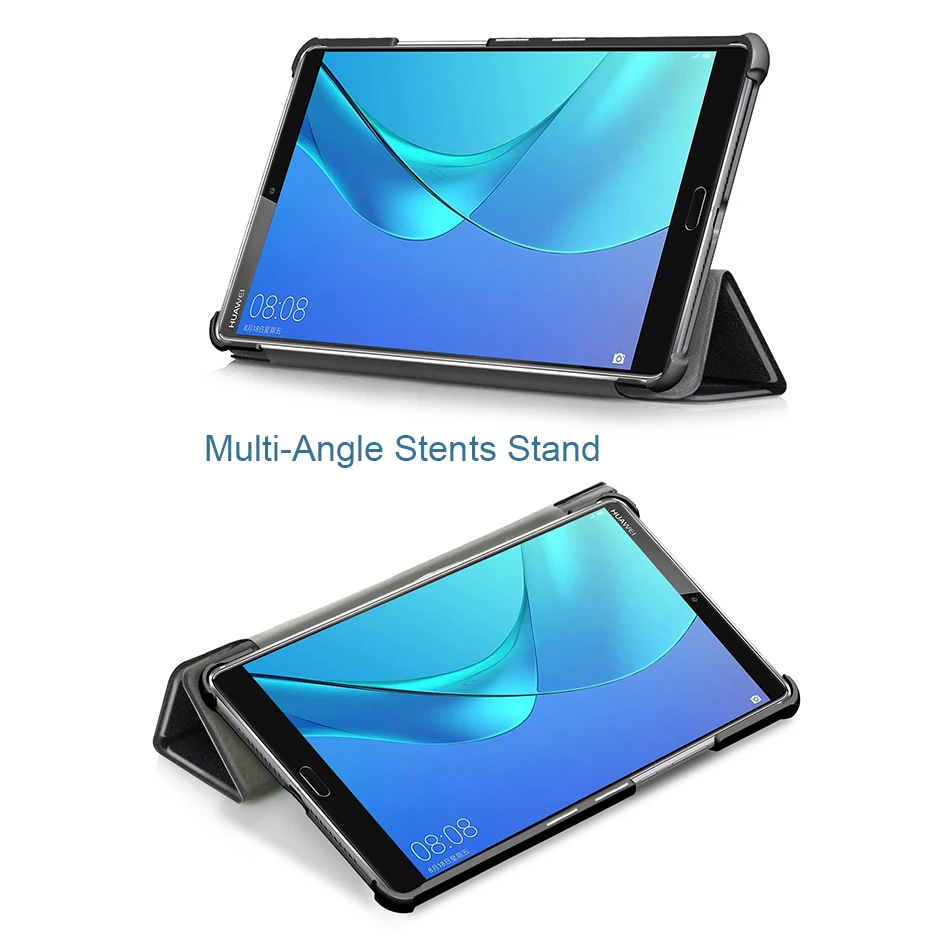 mtt tablet case for huawei mediapad m3 m5 8 4 inch lite 8 10 1 inch magnetic pu leather flip stand cover funda auto sleep wake free global shipping