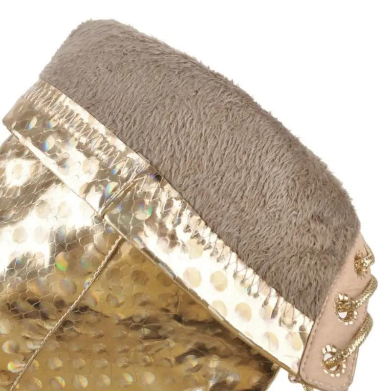 RIZABINA/Дизайнерские брендовые Сапоги выше колена Женская пикантная обувь на