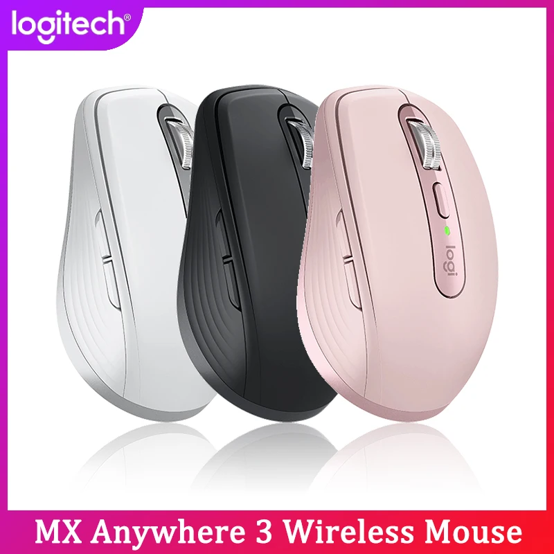 Новая беспроводная Bluetooth компактная высокопроизводительная мышь Logitech MX ANYWHERE 3