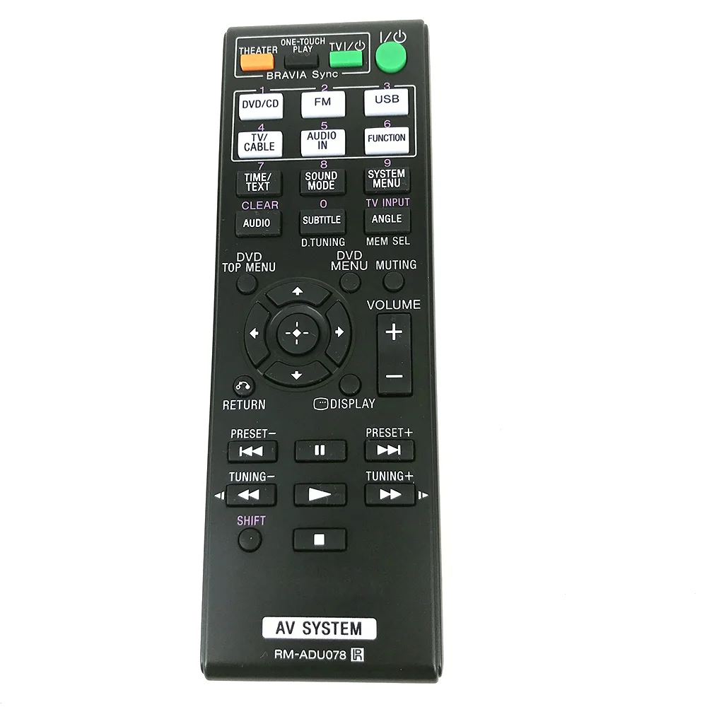 

New Original RM-ADU078 For SONY AV System Receiver Remote Control DAV-TZ230 DAV-TZ510 DAV-TZ630 DAV-TZ710 HBD-TZ135 HBD-TZ530