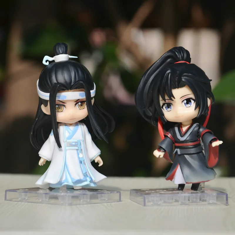 Фигурки героев аниме МО дао ЦЗУ Ши игрушки Wei Wuxian Lan Wang Ji Mini ПВХ экшн фигурки Yi Ling Lao
