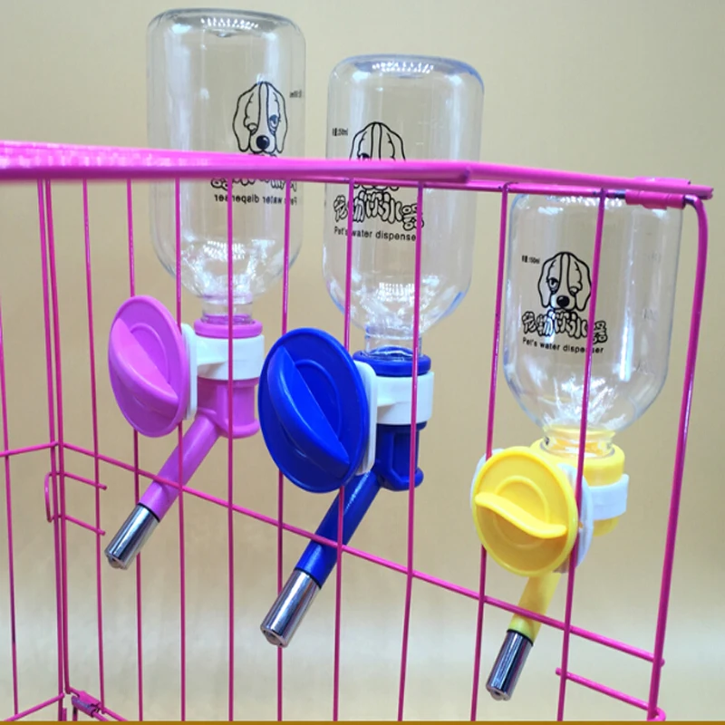 Держатель для бутылки с водой домашних животных подвесной диспенсер миска кошек