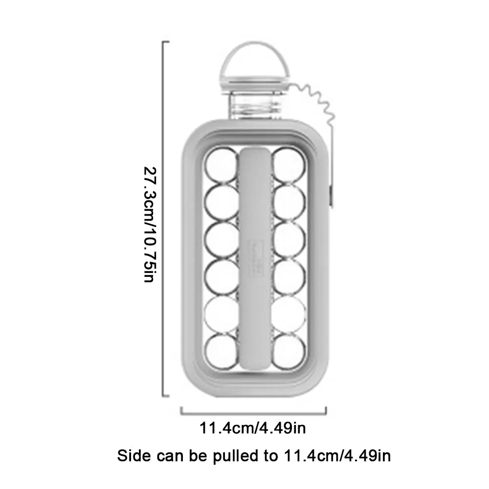 

Ice Ball Maker 2 In 1 Portable Ice Kettle Ice Cube Maker Form for Whiskey Cocktail DIY Round Ice Ball Party for Bar Kitchen Tool