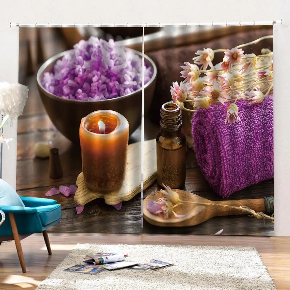 Шторы Cortinas по индивидуальному размеру роскошные затемняющие 3D оконные шторы для