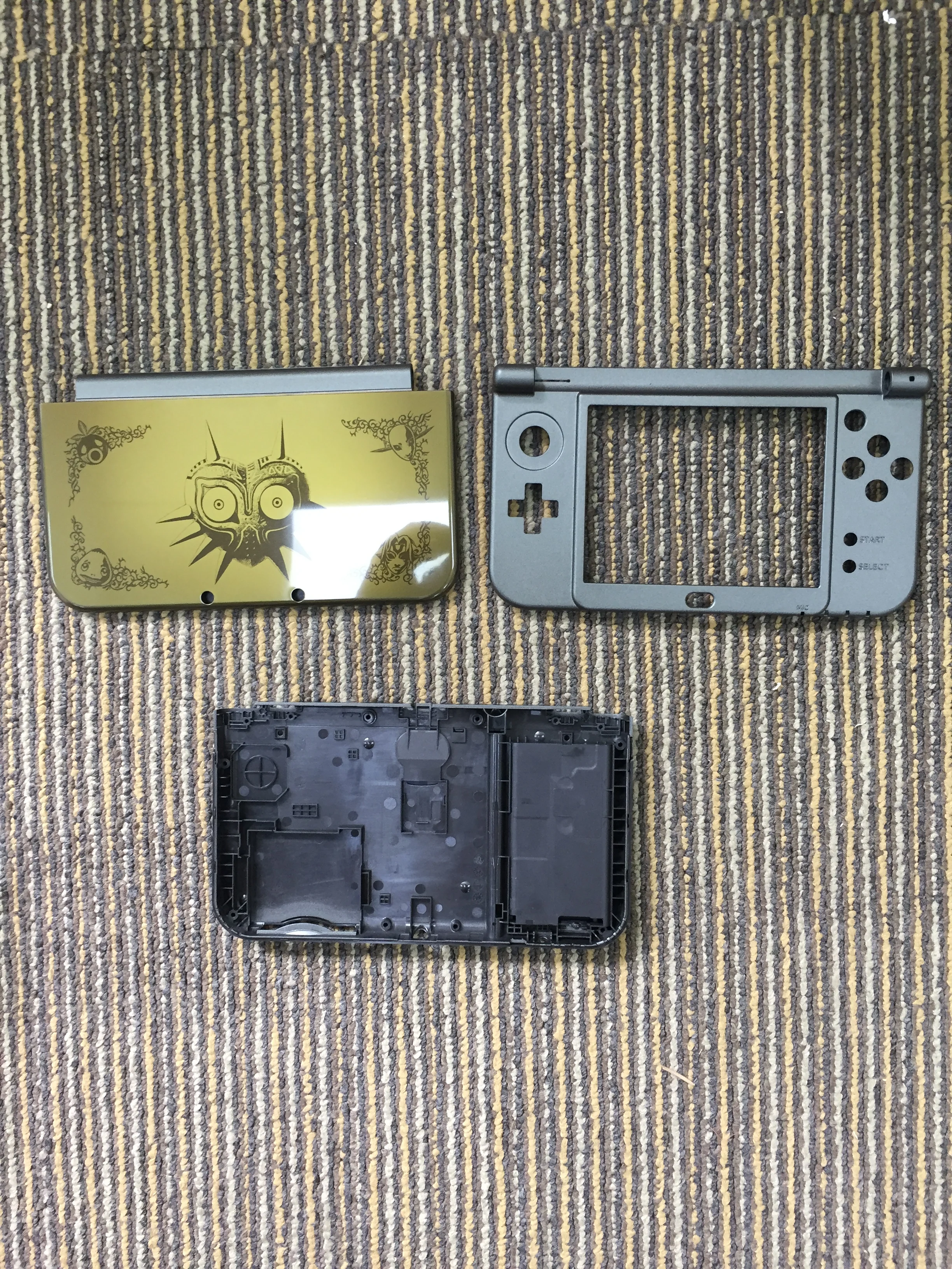 Оригинальный Золотой корпус чехол для нового 3dsxl 3ds xl ограниченная версия|Чехлы| |