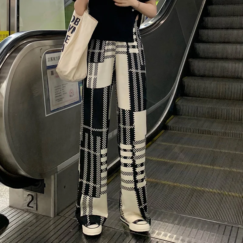 Дизайнерские атласные широкие брюки Rac | Женская одежда