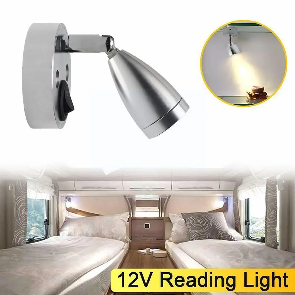 Led With Usb Dimming Rv Reading Light Interface Wall Mounted Lamp Dc12v 24v Boat For Bedroom Interior Moto K3c4 | Автомобили и