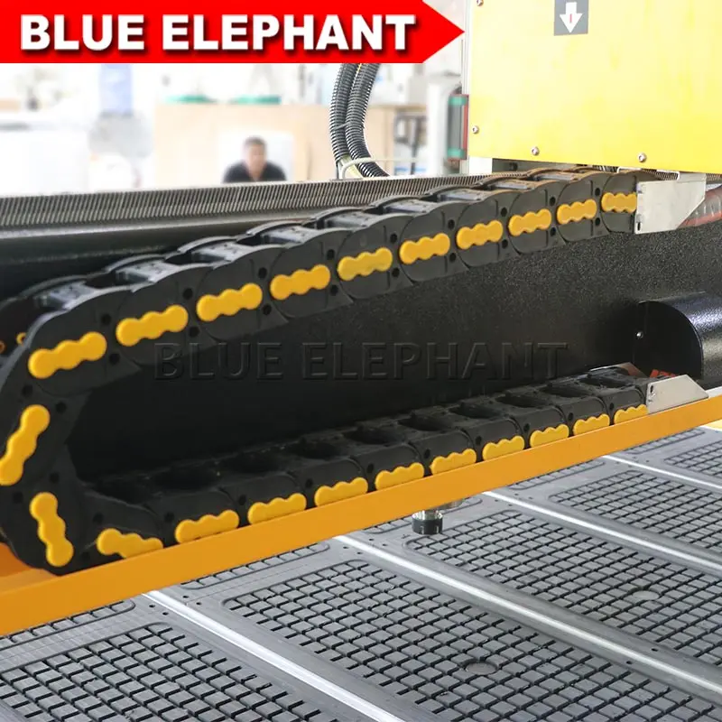 Станок с ЧПУ BLUE ELEPHANT 2100 3000 мм 3 осевой фрезерный станок системой сбора пыли 2130 и