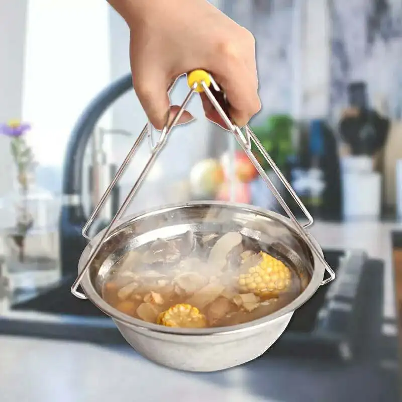 Два горячих держателя для миски зажим посуды сковорода сковороды Горячая