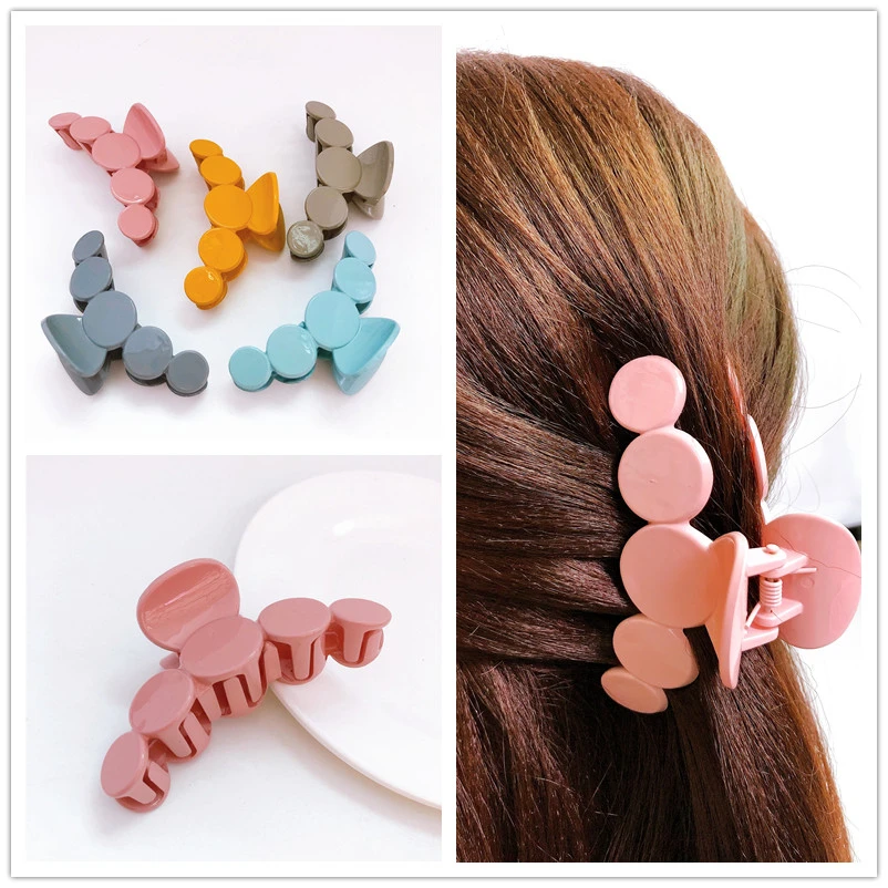 

2020 Большие Крабы для волос для женщин, прочные зажимы для волос, качественные уплотненные пластиковые заколки для волос, зажимы для конског...