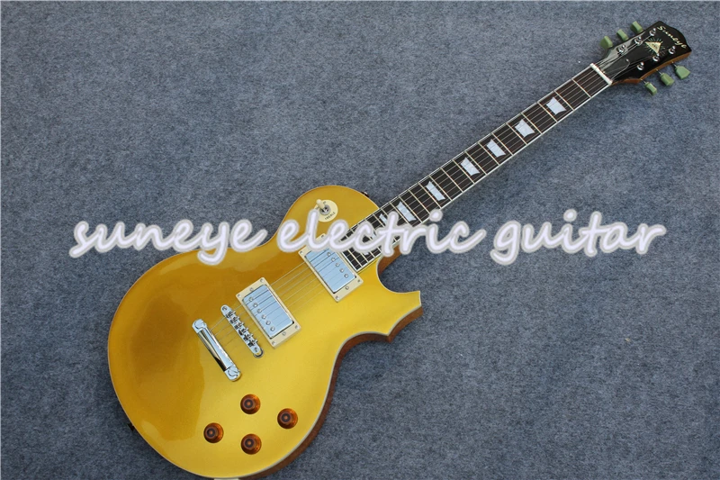 Suneye Goldtop Finish стандартная электрическая гитара палисандр гриф DIY Гитарный