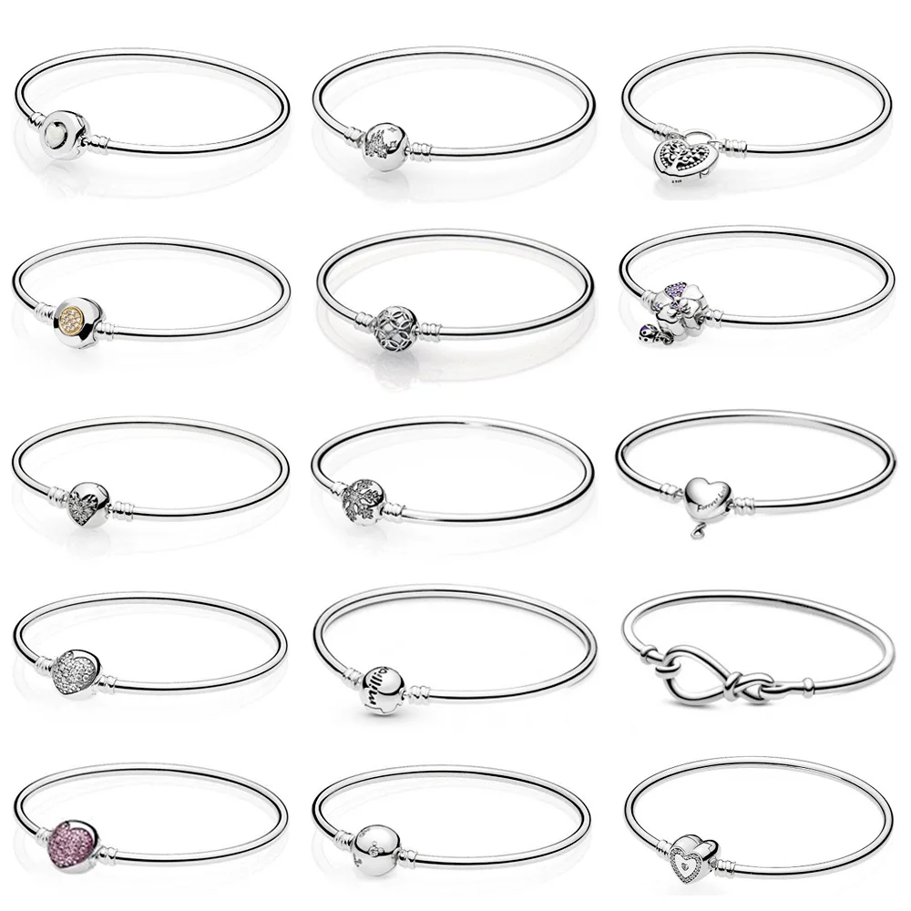 

14 PDB SL high quality 925 sterling silver series charm DIY bracelet suitable for bead charm female bracelet jewelry gift