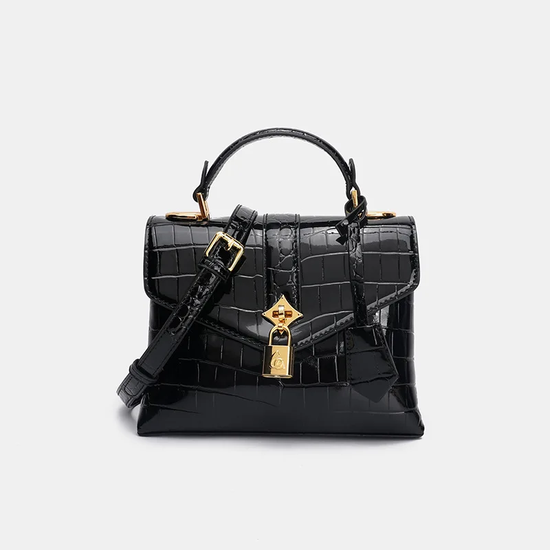 

2021 New Fashion Leather Crocodile Leather Handbags High-quality Cowhide Shoulder Messenger Purses and Handbags Grand Sac Femme