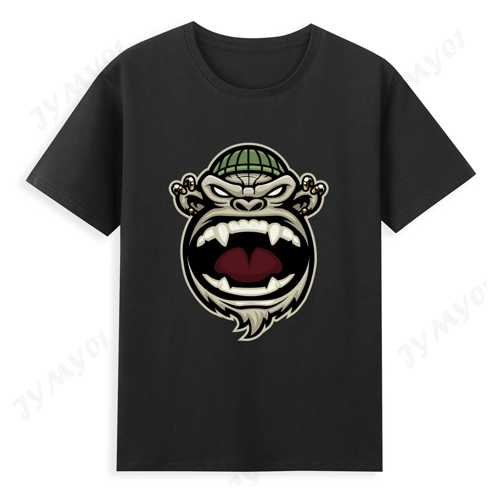 

Top Best Selling Summer Style T-Shirt Monkey Cartoon Animal Men's Clothing Street Fashion Oversized T Shirt